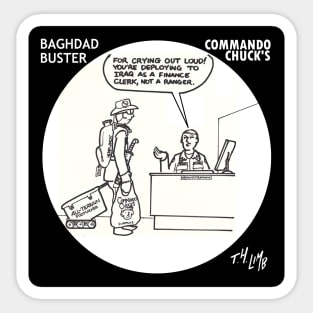 Commando Chuck's Sticker